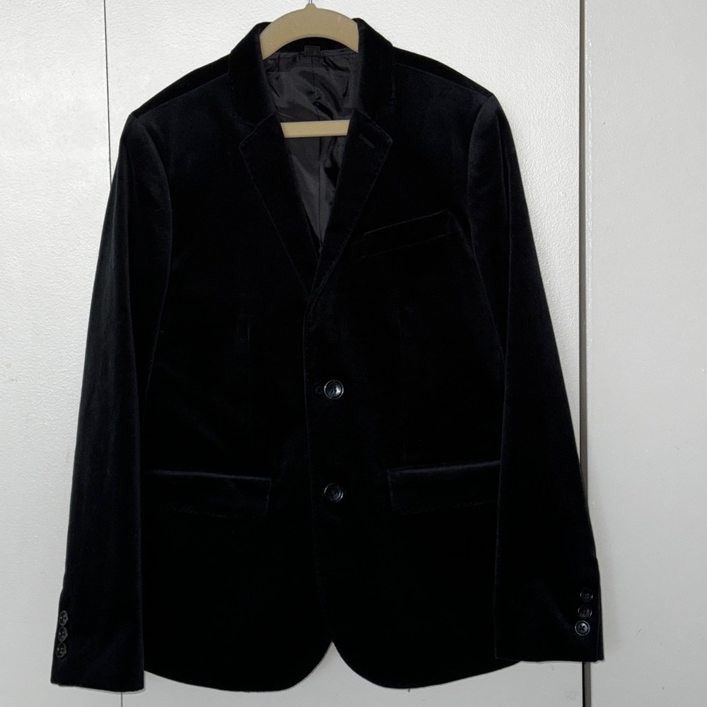 J Crew Crewcuts Boys Ludlow Velvet Blazer